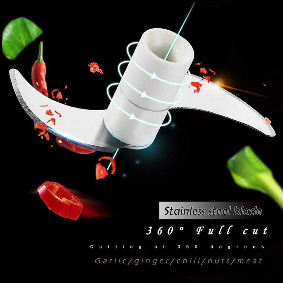 Manual Food Chopper\ Durable Stainless Steel