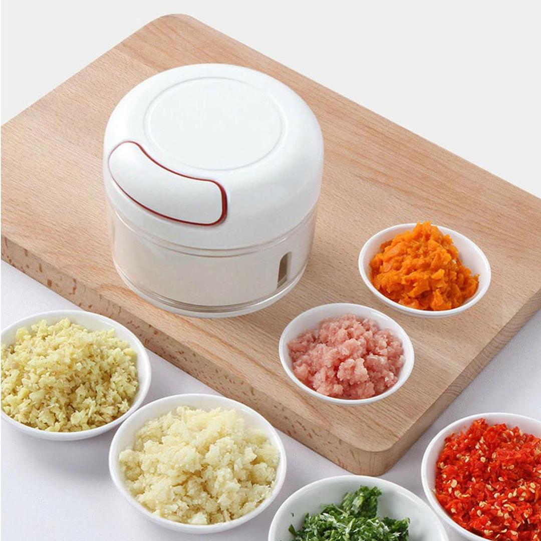 Manual Food Chopper\ Durable Stainless Steel